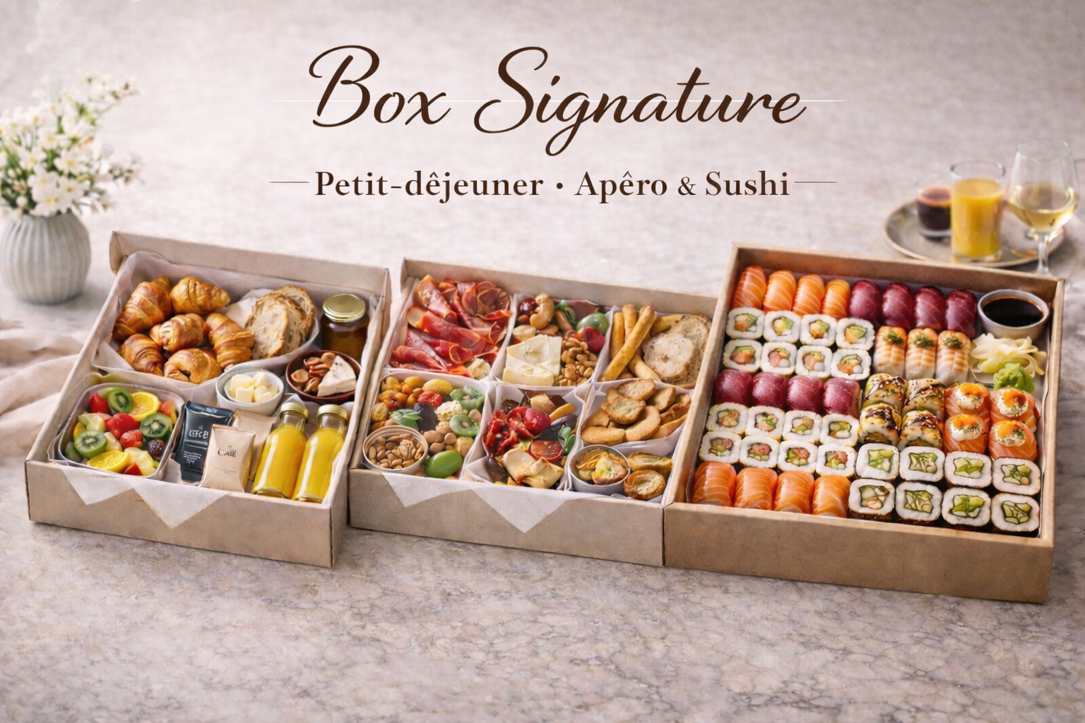 Box Signature – Livraison Premium